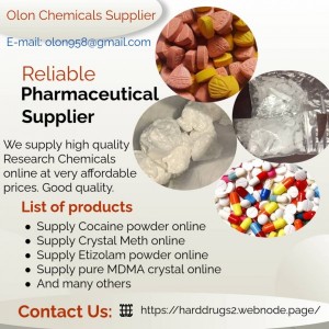 Zamów teraz metamfetaminę krystaliczną, Molly, heroinę, czyste MDMA, tabletki ecstasy, czystą kokainę, proszek DMT i inne w bardzo dobrej cenie. E-mail: olon958@gmail.com